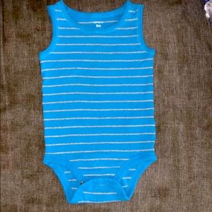 Striped Baby muscle shirt onesie